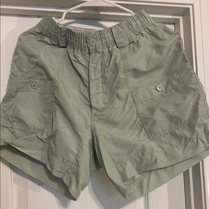Light Green Cargo Shorts